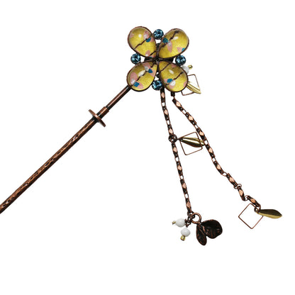 着せ替えかんざし 花 一本挿し つるくさ 金色 TAMARUSAN