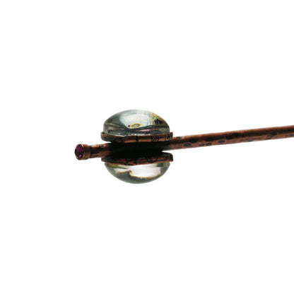 かんざし 和風 一本挿し つるくさ あさぎ色 TAMARUSAN