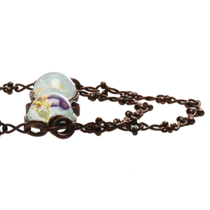 ネックレス つるくさ あさぎ色 和風 ネックレス