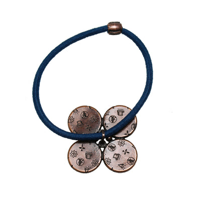 ヘアゴム 花 つるくさ 金色 和風 TAMARUSAN