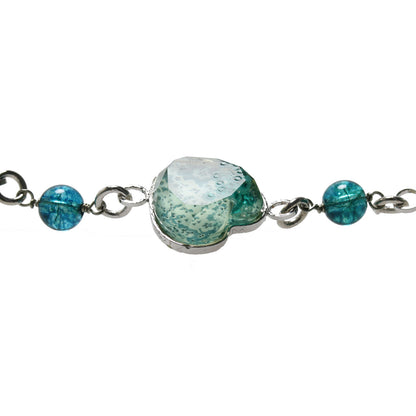 ベルト 革紐 リボン クォーツ ブルー ハート TAMARUSAN