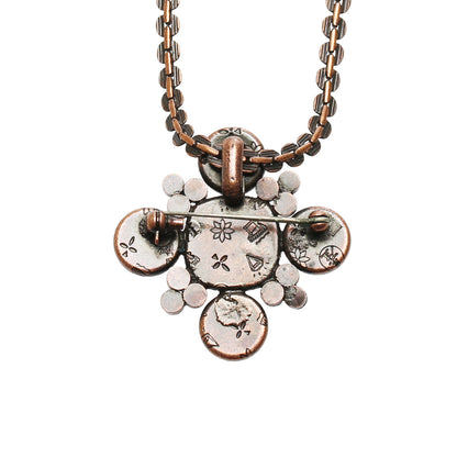 ブローチネックレス ピンク 梅 ２way TAMARUSAN