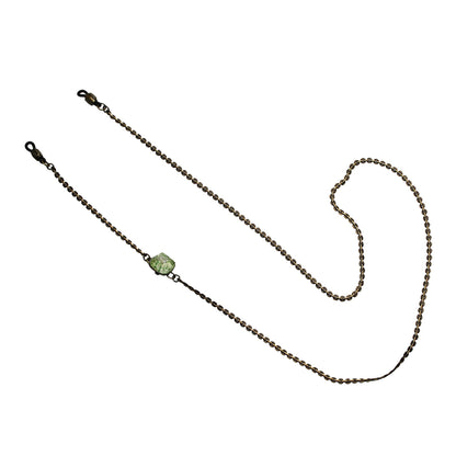 眼鏡チェーン 梅 黄緑 メンズ レディース TAMARUSAN