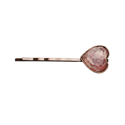 ヘアピン 梅 ピンク ハート 大人向け 高級ヘアピン