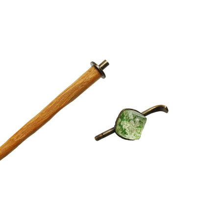 着せ替えかんざし 黄緑 梅 シンプル 和風 TAMARUSAN