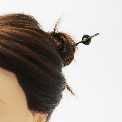 着せ替えかんざし 黄緑 梅 シンプル 和風 TAMARUSAN