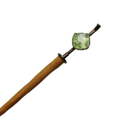 着せ替えかんざし 黄緑 梅 シンプル 和風 TAMARUSAN