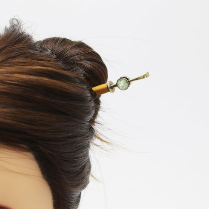 着せ替えかんざし 梅 緑 和風 TAMARUSAN