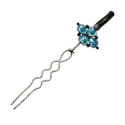 着せ替えかんざし ブルー 梅 TAMARUSAN