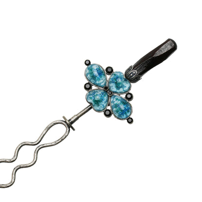 着せ替えかんざし ブルー 梅 TAMARUSAN