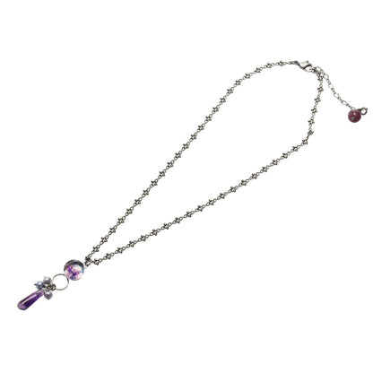 ネックレス パープル 梅 アメジスト TAMARUSAN