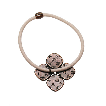 ヘアゴム 花 ピンク 福梅 TAMARUSAN