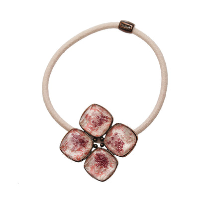 ヘアゴム 花 ピンク 福梅 TAMARUSAN