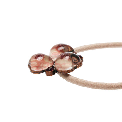 ヘアゴム 福梅 ピンク すみれ 大人 TAMARUSAN