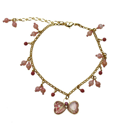 アンクレット 贈り物 大人 高級 リボン ピンク TAMARUSAN