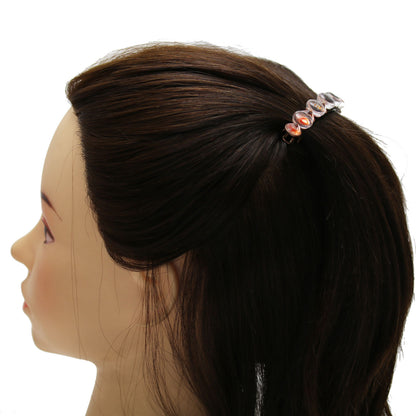 バレッタ オレンジ 渦巻き 和装 TAMARUSAN