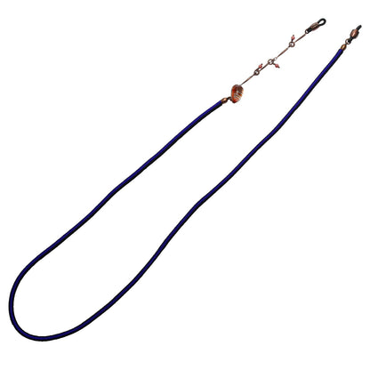 眼鏡チェーン ヤモリ 花 ブルー リボン TAMARUSAN