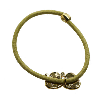 ヘアゴム ピンク オレンジ 渦巻き ハート TAMARUSAN