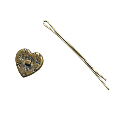 大人 ヘアピン ハート 菊 飾り取り外し可能 TAMARUSAN