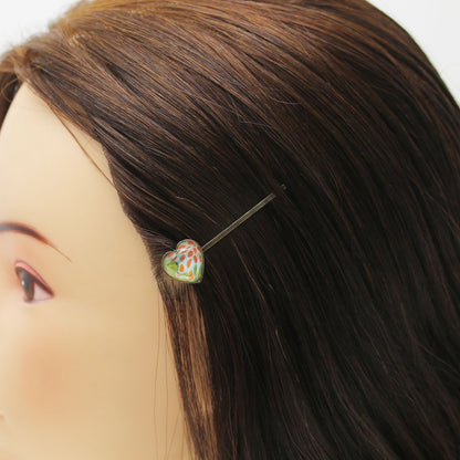 大人 ヘアピン ハート 菊 飾り取り外し可能 TAMARUSAN