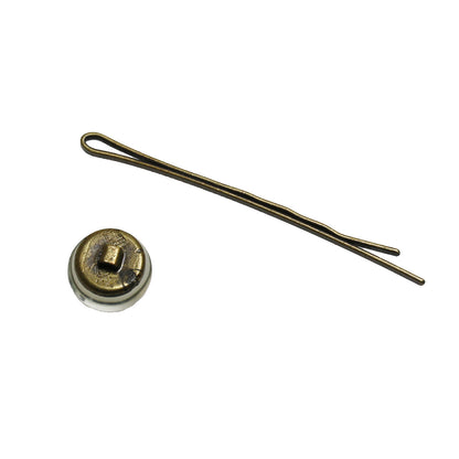 ヘアピン 和菊 オレンジ おしゃれ 大人向け 高級ヘアピン