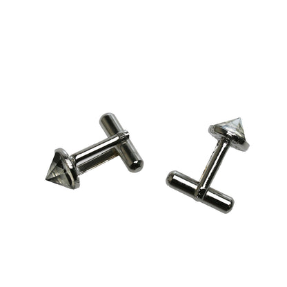 小さなカフスボタン 白黒 男女兼用 カフスボタン