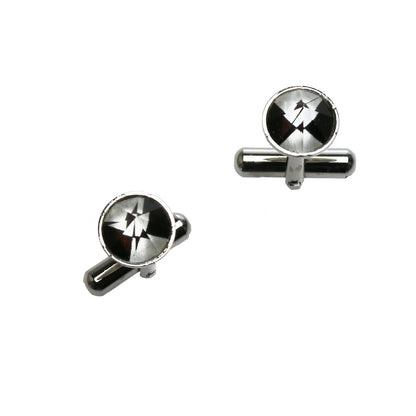 小さなカフスボタン 白黒 男女兼用 カフスボタン