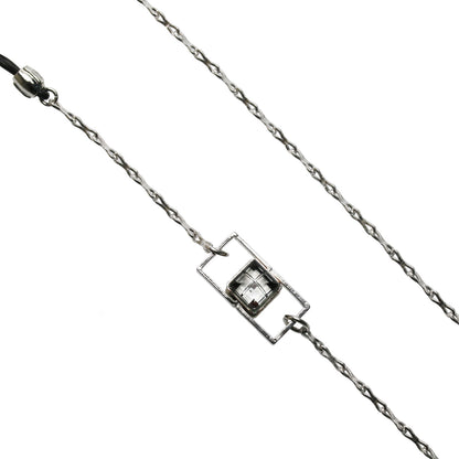 眼鏡チェーン 白黒 シンプル カジュアル TAMARUSAN