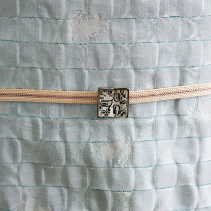 帯留め 唐草 白黒 シンプル TAMARUSAN