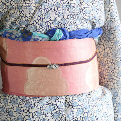 帯留 白黒 ハート モダン 帯留め