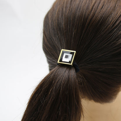 ヘアゴム 白黒 24k 男女兼用 TAMARUSAN