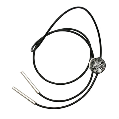 革紐ループタイ 唐草柄 メンズアクセサリー TAMARUSAN