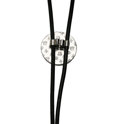 革紐ループタイ 唐草柄 メンズアクセサリー TAMARUSAN