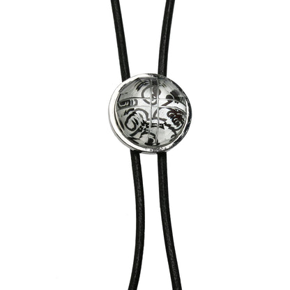 革紐ループタイ 唐草柄 メンズアクセサリー TAMARUSAN