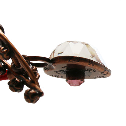 眼鏡ホルダー ハート 赤 革 ネックレス TAMARUSAN