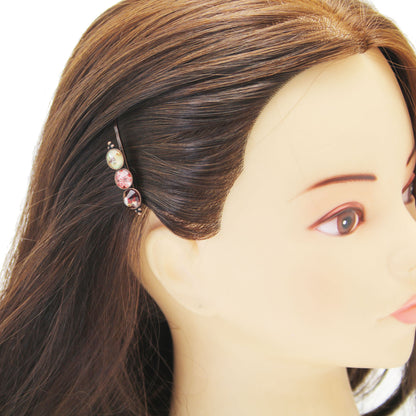ヘアピン 赤 華やか 高級 贈り物 大人 高級ヘアピン