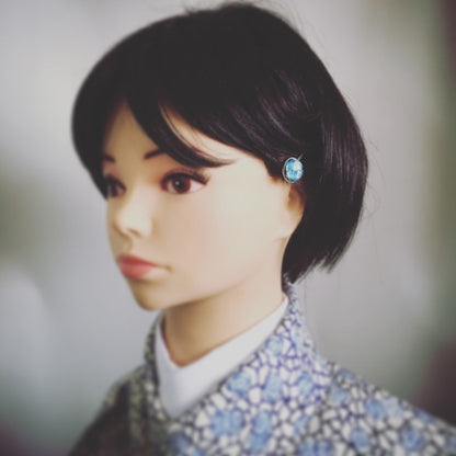 ヘアピン ユリ 青 和装 TAMARUSAN