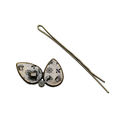 ヘアピン 緑 ユリ 葉っぱ 和装 高級 TAMARUSAN