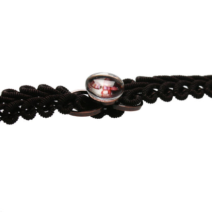 レースリボンチョーカー 赤 ユリ 珊瑚 TAMARUSAN