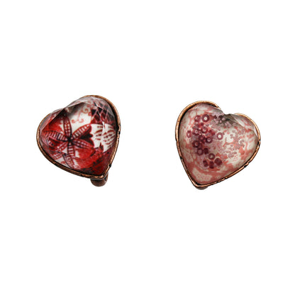 帯留 赤 ピンク ハート ユリ 梅 TAMARUSAN