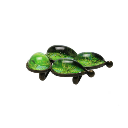 帯留め 黄緑 ユリ おしゃれ TAMARUSAN