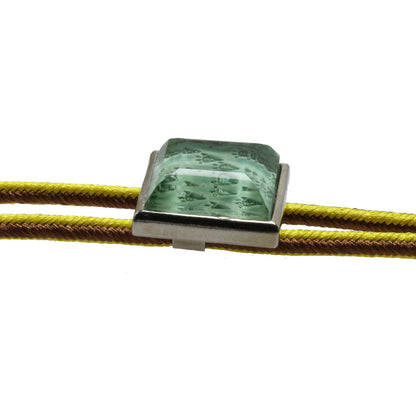 組紐 ループタイ 水色 正絹 男女兼用 TAMARUSAN