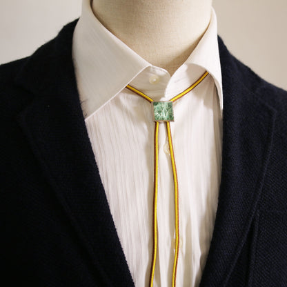 組紐 ループタイ 水色 正絹 男女兼用 TAMARUSAN